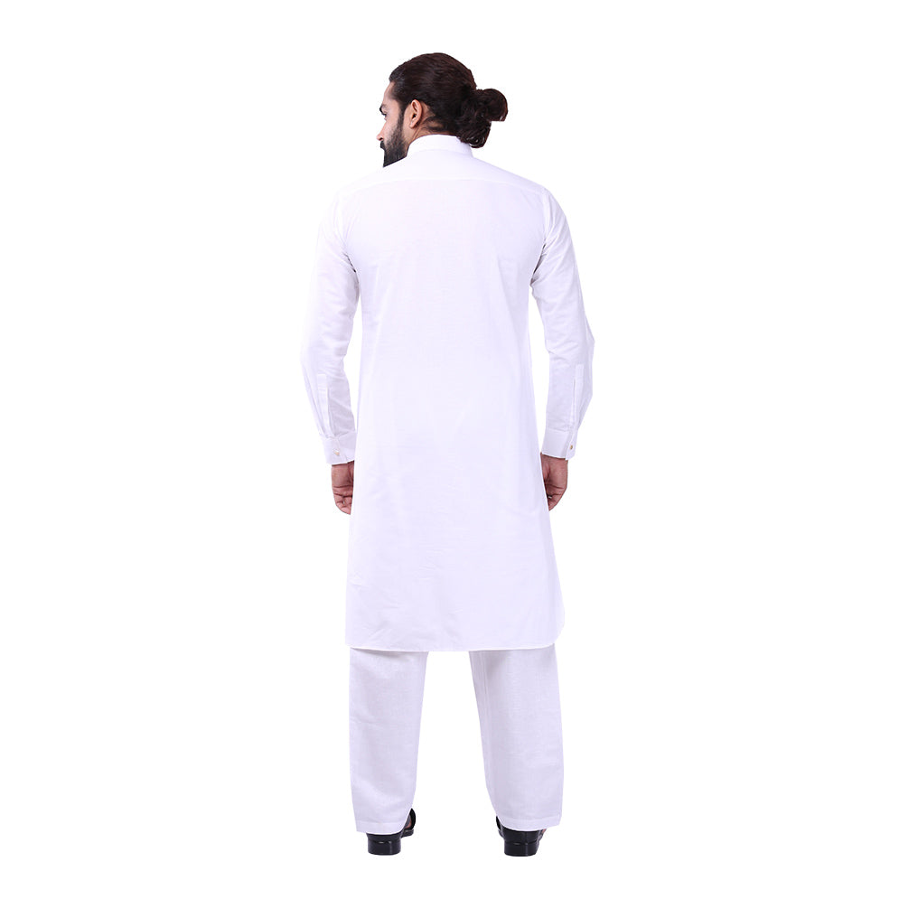 Ajay Arvindbhai Khatri Men s Pure Cotton Regular Pathani Suit Set