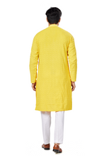 Load image into Gallery viewer, Ajay Arvindbhai Khatri Men&#39;s straight Lucknowi Chikankari  Kurta
