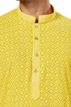 Load image into Gallery viewer, Ajay Arvindbhai Khatri Men&#39;s straight Lucknowi Chikankari  Kurta
