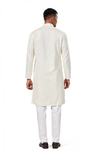 Load image into Gallery viewer, Ajay Arvindbhai Khatri Men&#39;s straight Lucknowi Chikankari kurta
