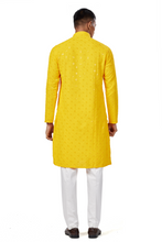 Load image into Gallery viewer, Ajay Arvindbhai Khatri Men&#39;s straight Lucknowi Chikankari Kurta
