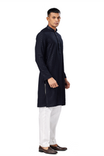 Load image into Gallery viewer, Ajay Arvindbhai Khatri Men&#39;s straight Lucknowi Chikankari Kurta
