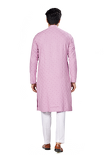 Load image into Gallery viewer, Ajay Arvindbhai Khatri Men&#39;s straight Lucknowi Chikankari  Kurta
