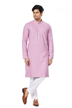 Load image into Gallery viewer, Ajay Arvindbhai Khatri Men&#39;s straight Lucknowi Chikankari  Kurta
