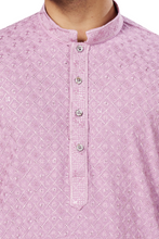 Load image into Gallery viewer, Ajay Arvindbhai Khatri Men&#39;s straight Lucknowi Chikankari  Kurta
